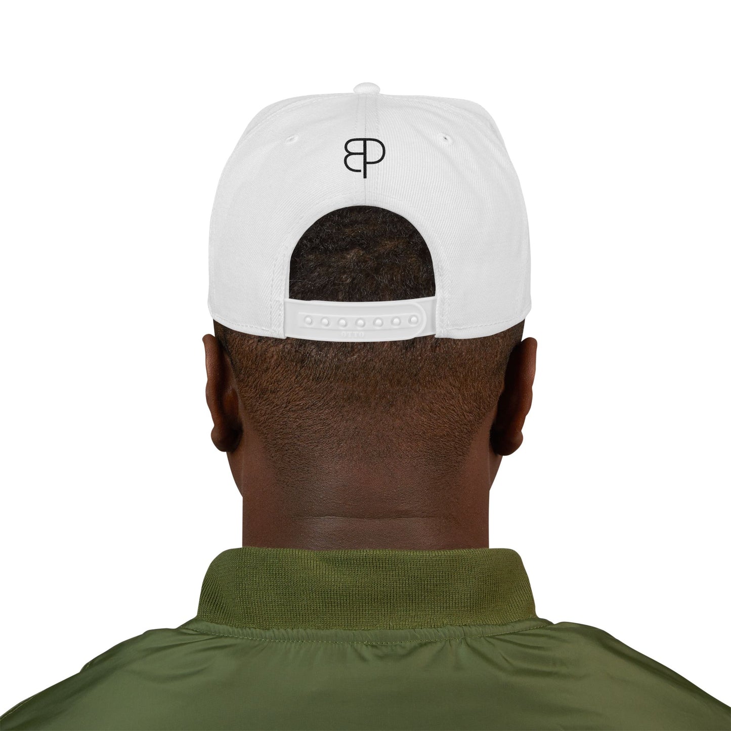 Embroidered Snapback Cap — Minimal 'Peakpoint' Logo Streetwear Hat