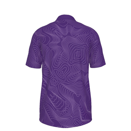 Purple Tradition Performance Polo — Home, heavyweight 210 GSM BREAKPOINT golf polo with a three-button collar