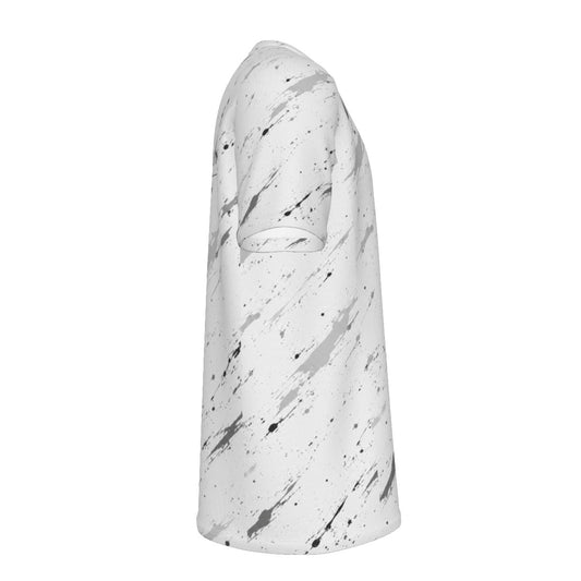 BREAKPOINT White Splatter Shock Tennis Tee