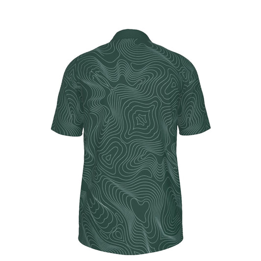 Forest Green Tradition Performance Polo — Home, heavyweight 210 GSM BREAKPOINT golf polo with a three-button collar
