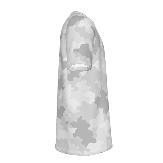 BREAKPOINT White Stealth Camo Tennis Tee — alternate view
