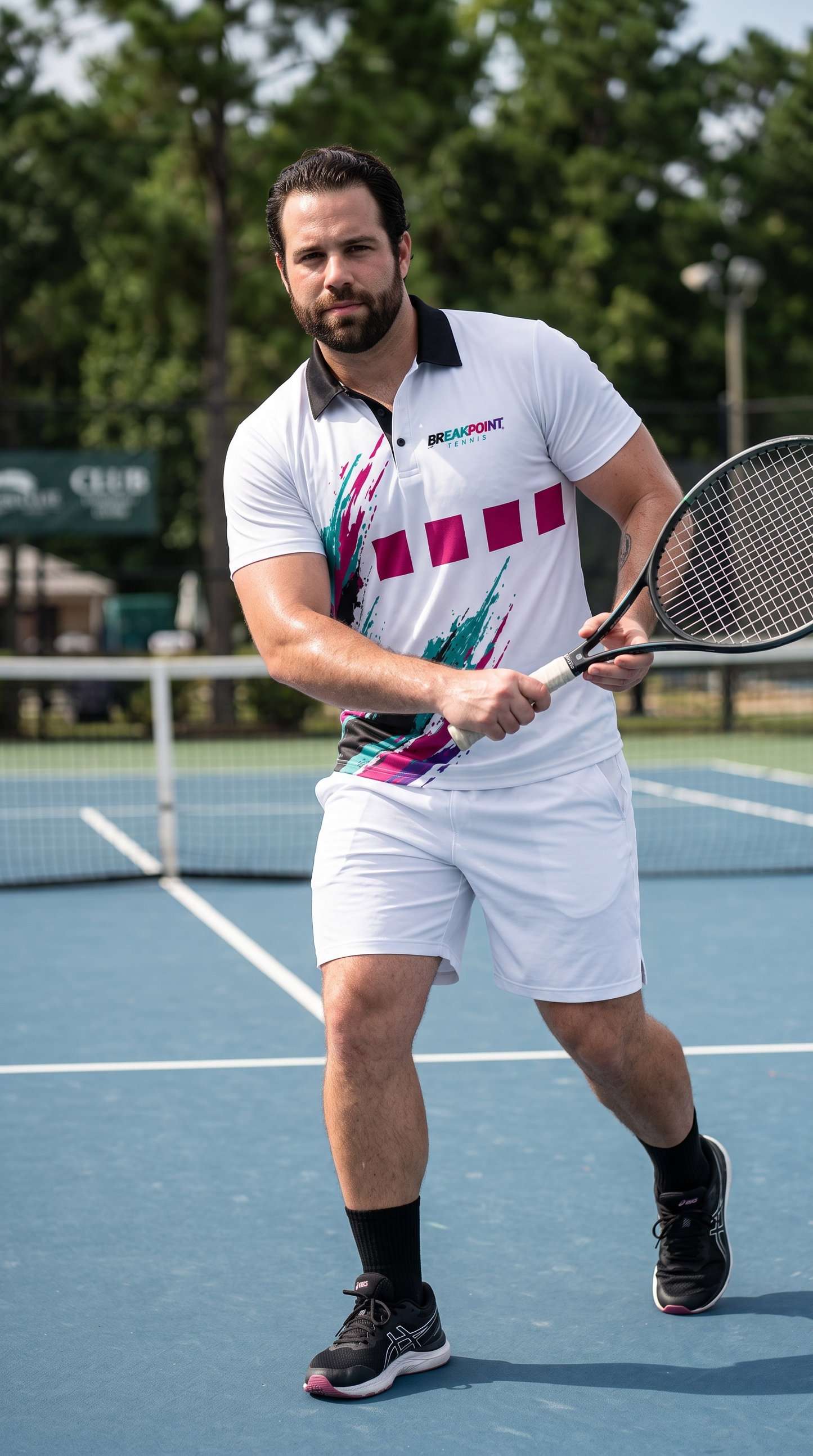 BREAKPOINT Deuce '92 Retro Tennis Polo
