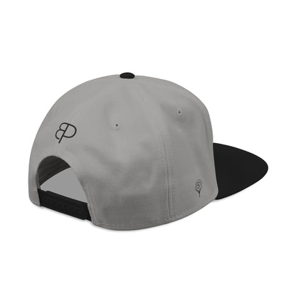 Embroidered Snapback Cap — Minimal 'Peakpoint' Logo Streetwear Hat