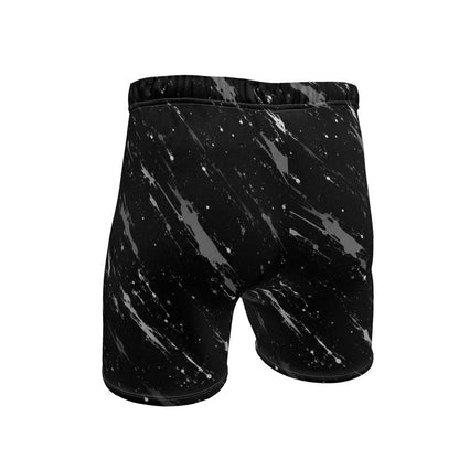 BREAKPOINT Splatter Strike Black Tennis Shorts