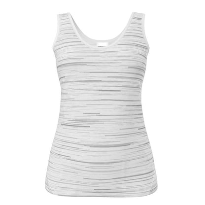 BREAKPOINT Ladies Spectrum Static White Tennis Tank