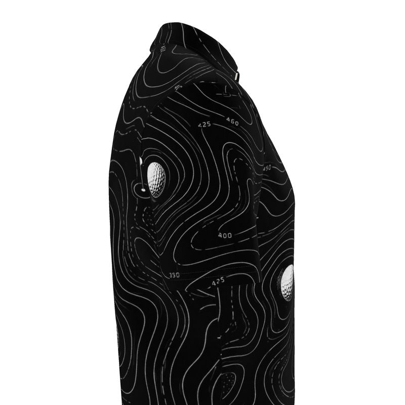 BREAKPOINT Black Breakline Golf Ball Polo