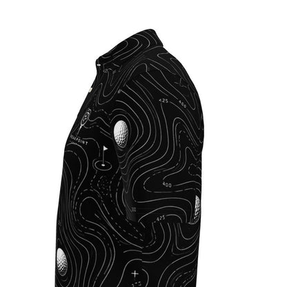BREAKPOINT Black Breakline Golf Ball Polo