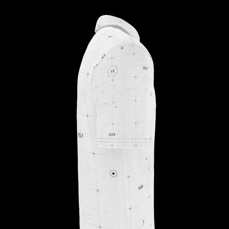 BREAKPOINT Apex Grid White Polo