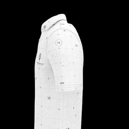 BREAKPOINT Apex Grid White Polo