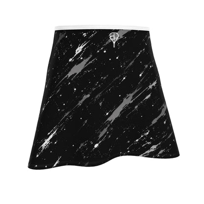 BREAKPOINT Black Splatter Shock Tennis Skirt