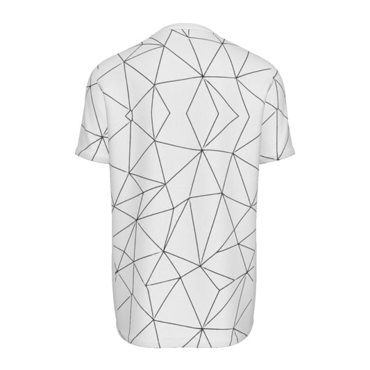 BREAKPOINT White Shatter Grid Tennis Tee