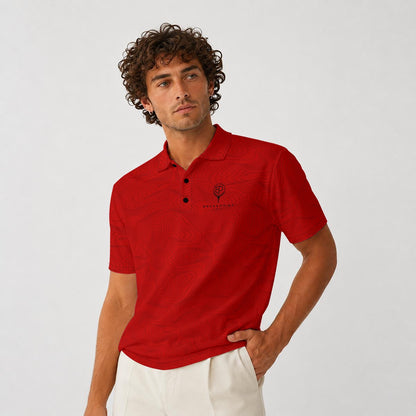 BREAKPOINT Golf Red Tradition Performance Polo — Home