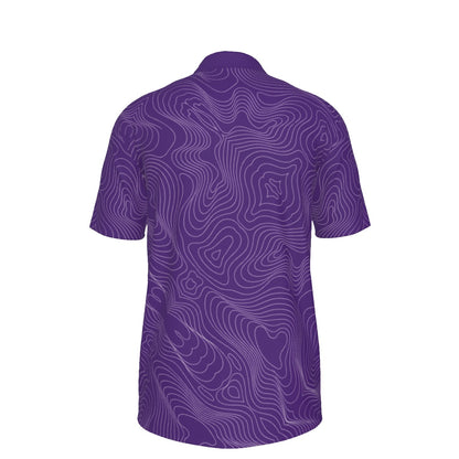 Purple Tradition Performance Polo — Home, heavyweight 210 GSM BREAKPOINT golf polo with a three-button collar