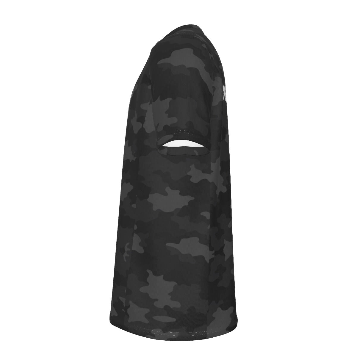 BREAKPOINT Black Stealth Camo Tennis Tee