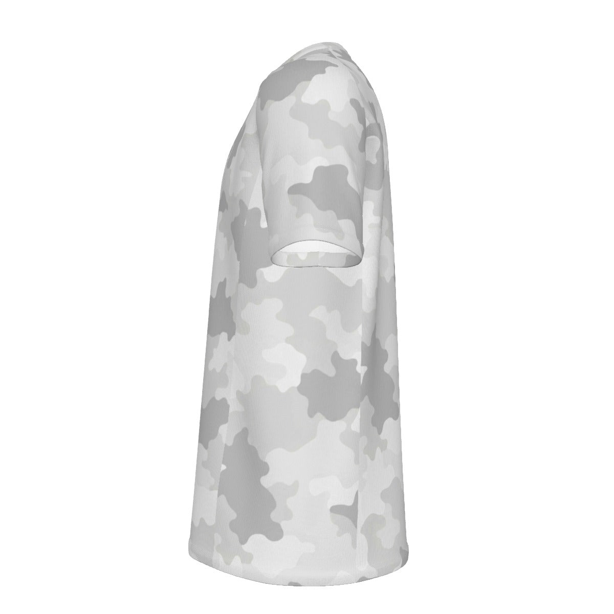 BREAKPOINT White Stealth Camo Tennis Tee — alternate view