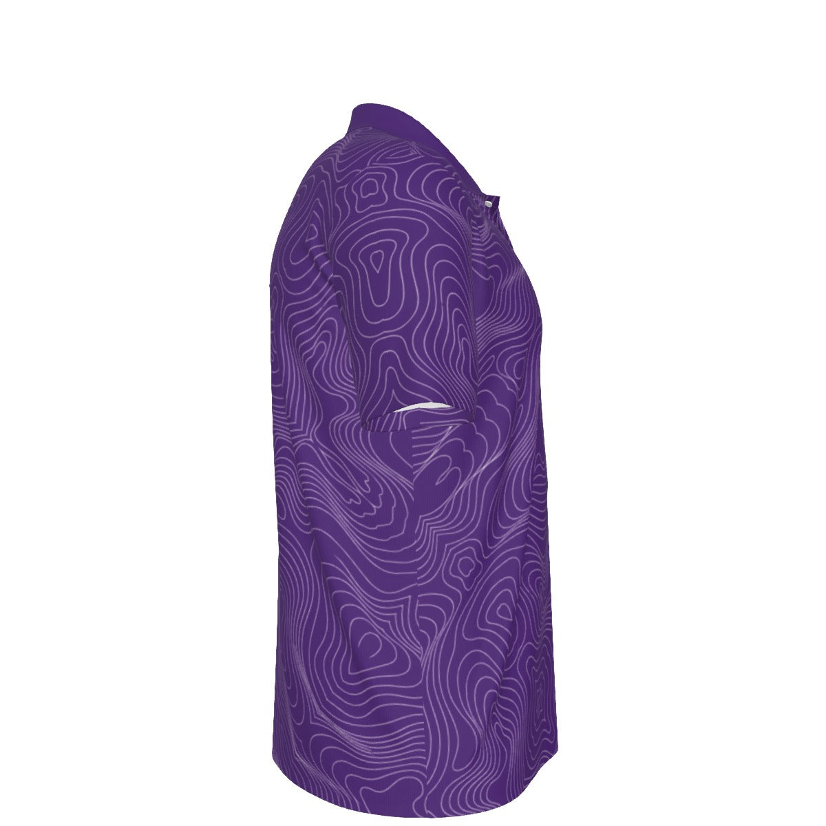 Purple Tradition Performance Polo — Home, heavyweight 210 GSM BREAKPOINT golf polo with a three-button collar