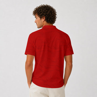 BREAKPOINT Golf Red Tradition Performance Polo — Home