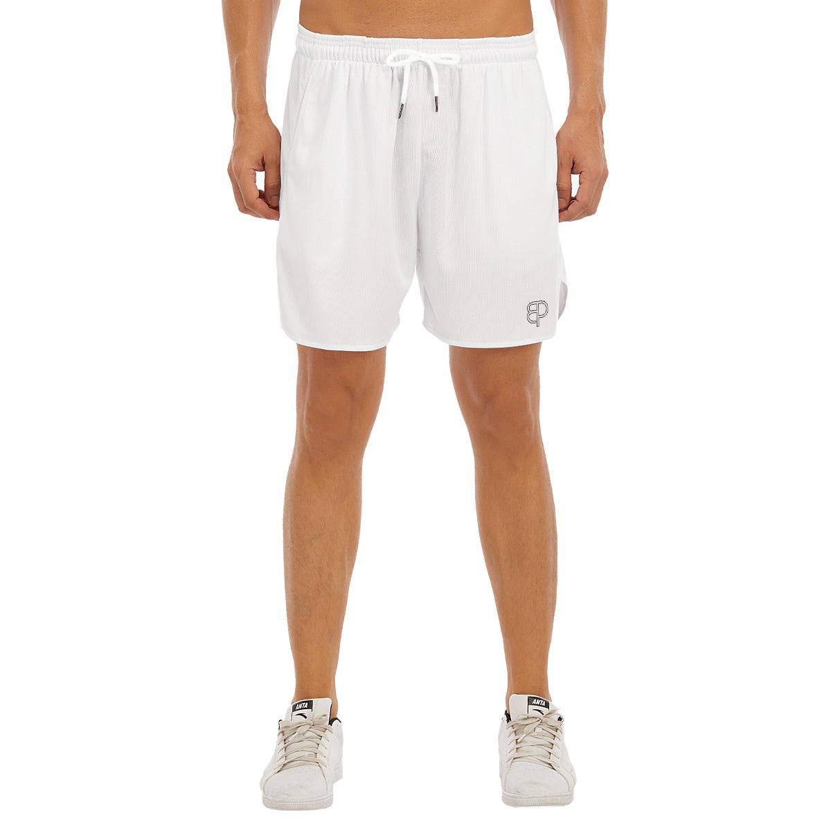 BREAKPOINT all-over print side-split running shorts, print two