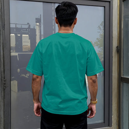BREAKPOINT Retro Teal Drop Shoulder Tee