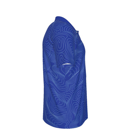 Royal Blue Tradition Performance Polo — Home, heavyweight 210 GSM BREAKPOINT golf polo with a three-button collar
