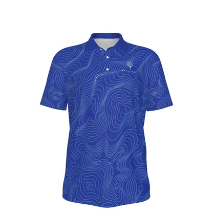 Royal Blue Tradition Performance Polo — Home, heavyweight 210 GSM BREAKPOINT golf polo with a three-button collar