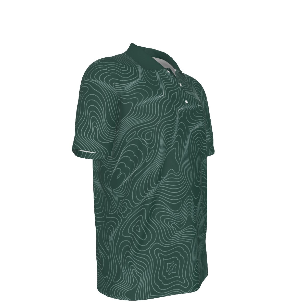 Forest Green Tradition Performance Polo — Home, heavyweight 210 GSM BREAKPOINT golf polo with a three-button collar