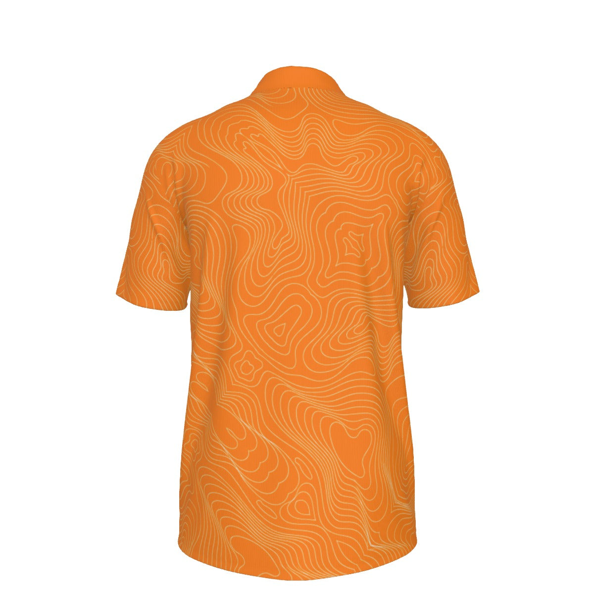 Orange Tradition Performance Polo — Home, heavyweight 210 GSM BREAKPOINT golf polo with a three-button collar