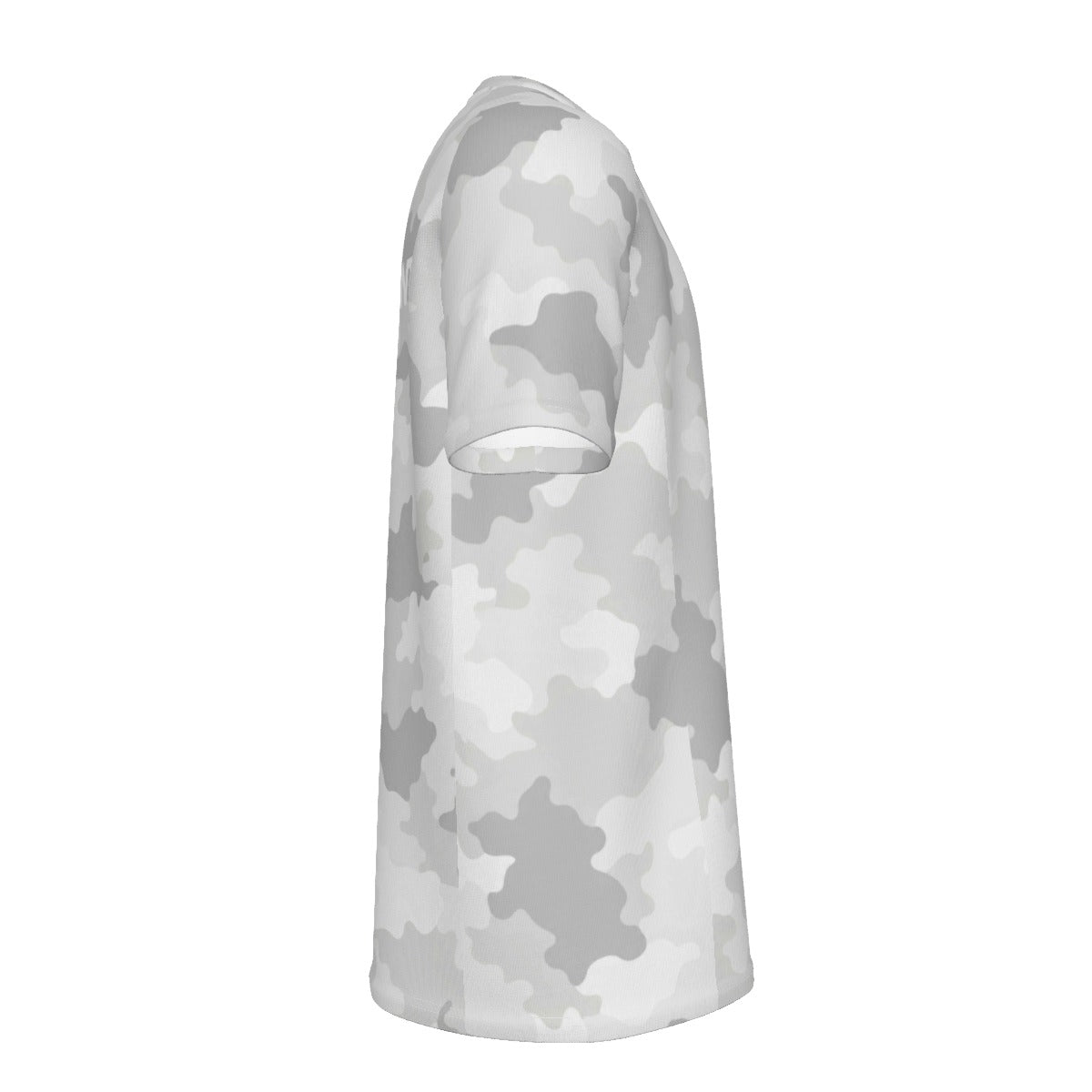 BREAKPOINT White Stealth Camo Tennis Tee — alternate view