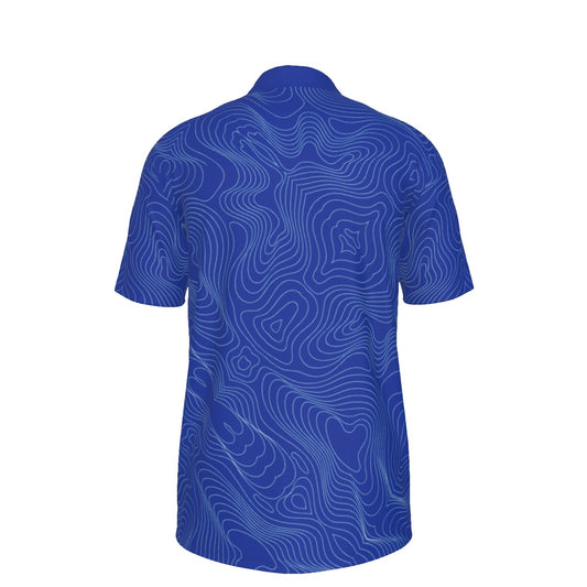 Royal Blue Tradition Performance Polo — Home, heavyweight 210 GSM BREAKPOINT golf polo with a three-button collar