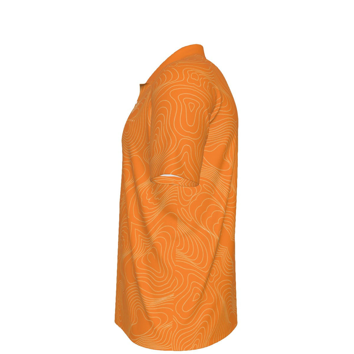 Orange Tradition Performance Polo — Home, heavyweight 210 GSM BREAKPOINT golf polo with a three-button collar