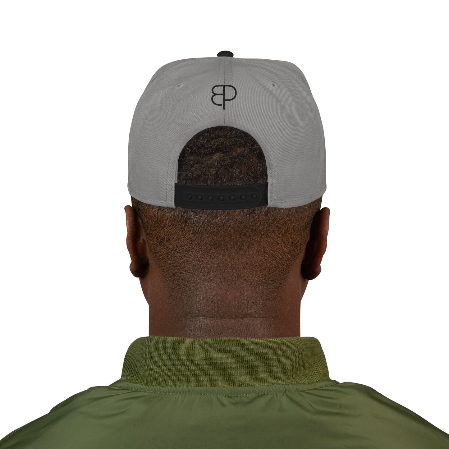 Embroidered Snapback Cap — Minimal 'Peakpoint' Logo Streetwear Hat