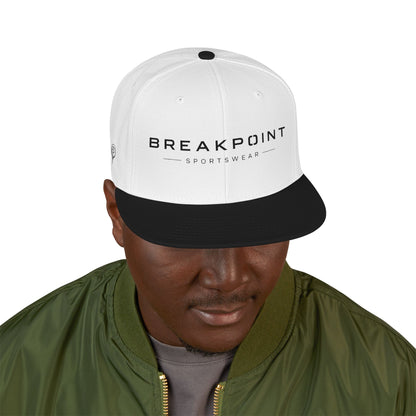 Embroidered Snapback Cap — Minimal 'Peakpoint' Logo Streetwear Hat
