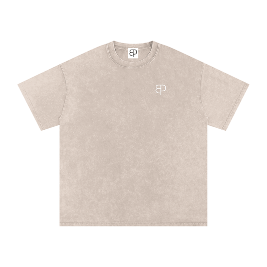 BREAKPOINT Snow Wash Oversized Tee — Apricot