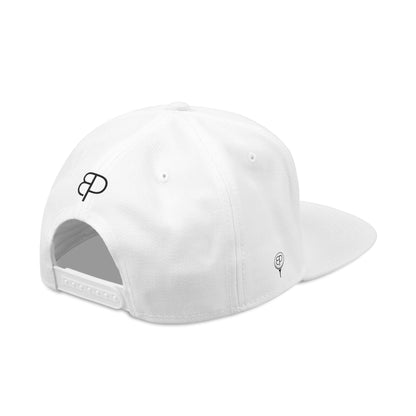 Embroidered Snapback Cap — Minimal 'Peakpoint' Logo Streetwear Hat