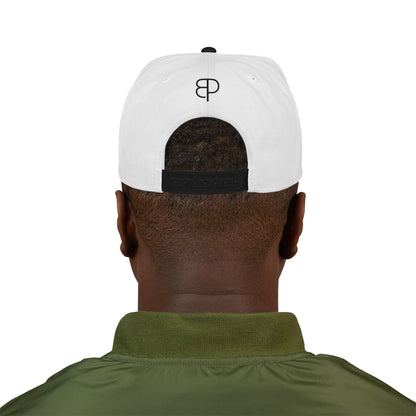 Embroidered Snapback Cap — Minimal 'Peakpoint' Logo Streetwear Hat