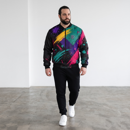 BREAKPOINT Rewind All-Over Print Men's Jacket With Sleeve Pocket