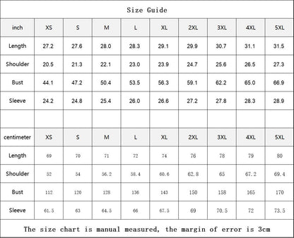 BREAKPOINT Sportswear size guide chart for men's jackets showing measurements in inches and centimeters for sizes XS-5XL
